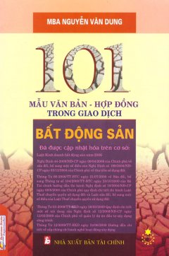 101 Mẫu Văn Bản - Hợp Đồng Trong Giao Dịch Bất Động Sản