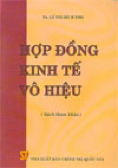 Hợp đồng kinh tế vô hiệu