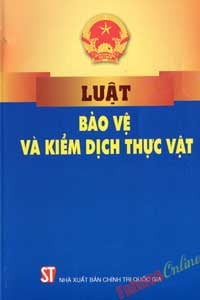 LUẬT BẢO VỆ VÀ KIỂM DỊCH THỰC VẬT