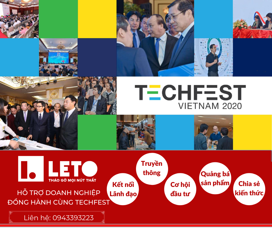 [LETO & TECHFEST 2020] Đăng ký tham gia triển lãm sản phẩm, dịch vụ khởi nghiệp ĐMST