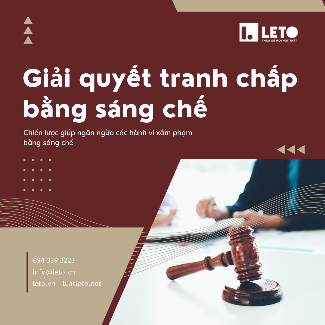 Giải quyết tranh chấp bằng sáng chế