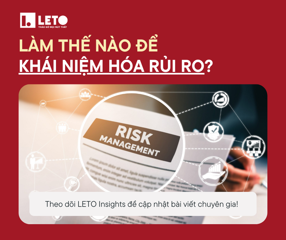 Làm thế nào để khái niệm hóa rủi ro?