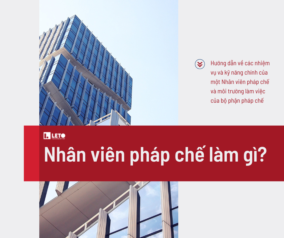 Nhân viên pháp chế làm gì?