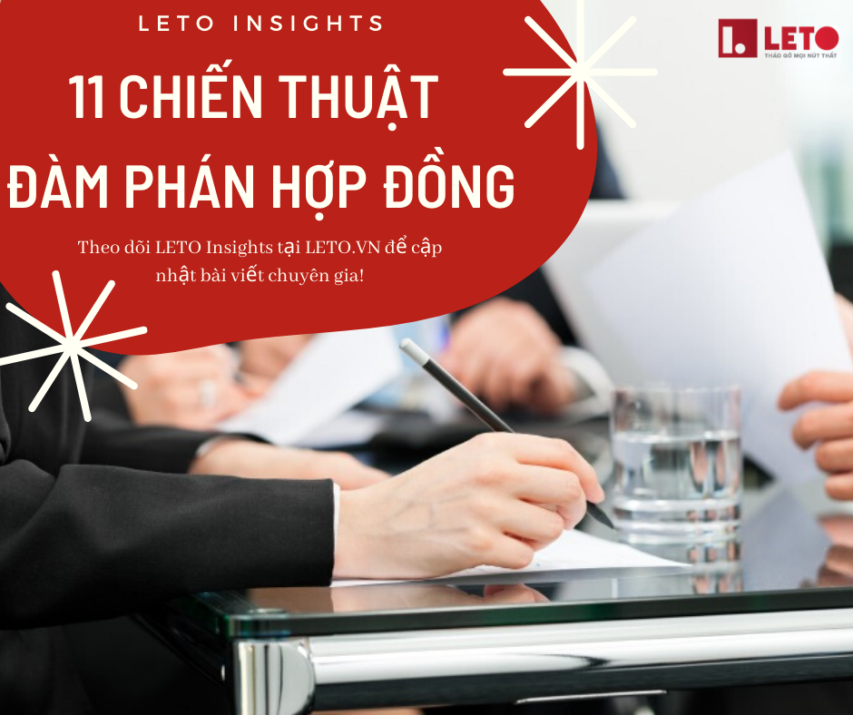 11 chiến thuật đàm phán hợp đồng