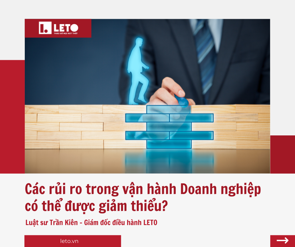 Các rủi ro trong vận hành Doanh nghiệp có thể được giảm thiểu?