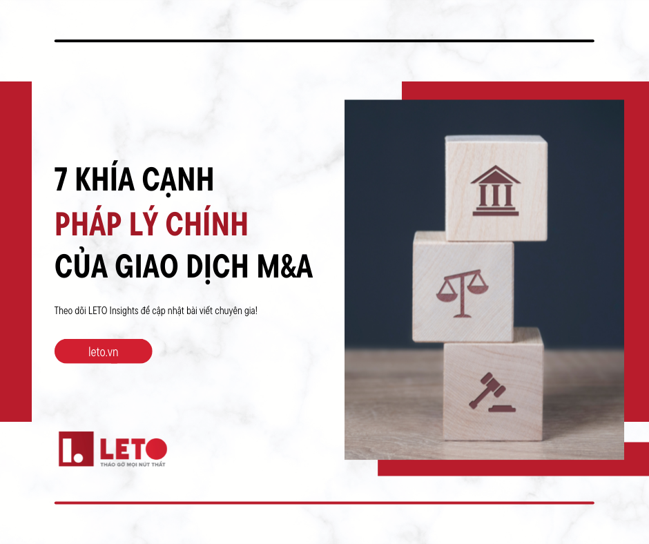 7 khía cạnh pháp lý chính của giao dịch M&A