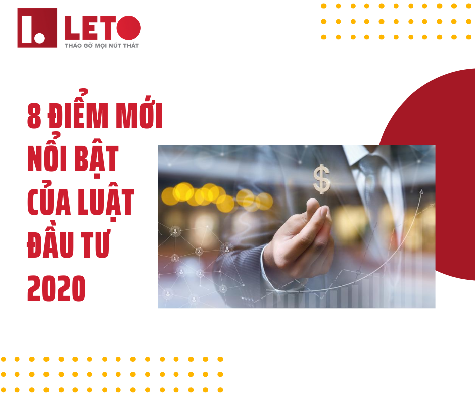 08 điểm mới của Luật đầu tư 2020