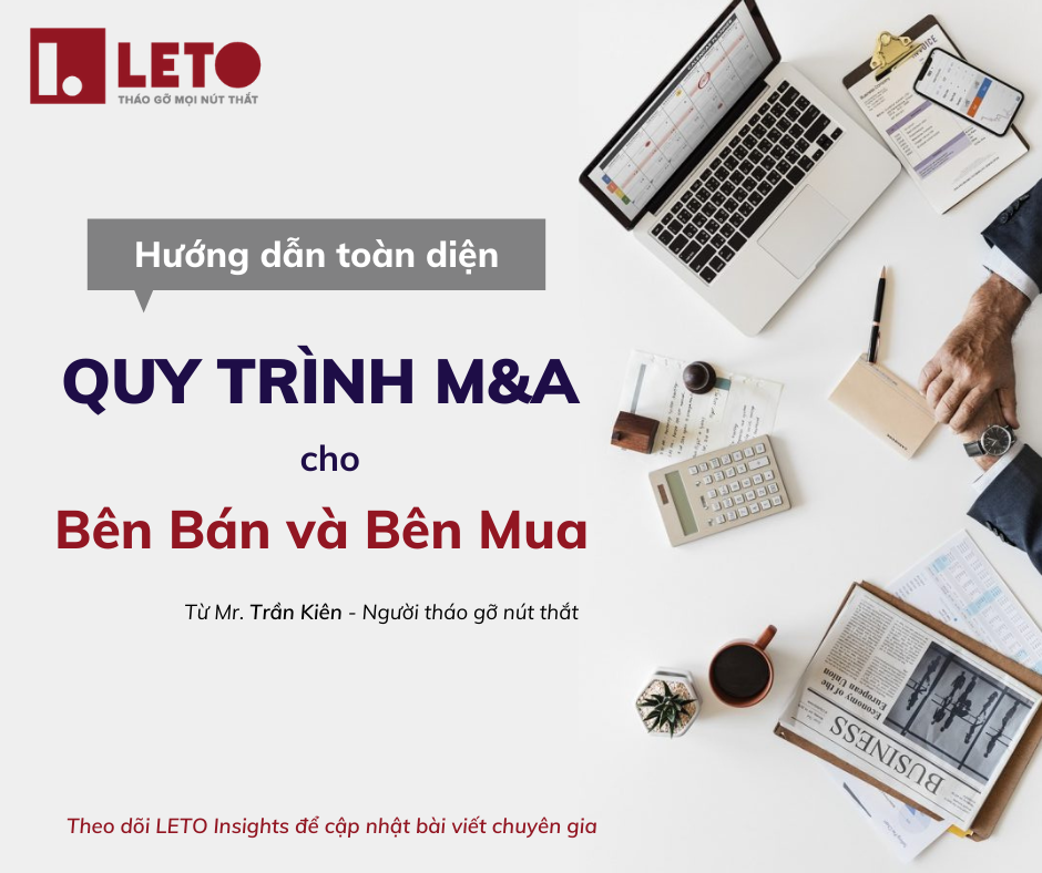 Hướng dẫn toàn diện quy trình M&A cho Bên mua và Bên bán