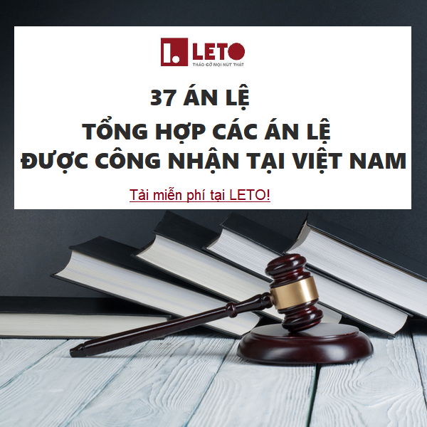 37 Án lệ tại Việt Nam