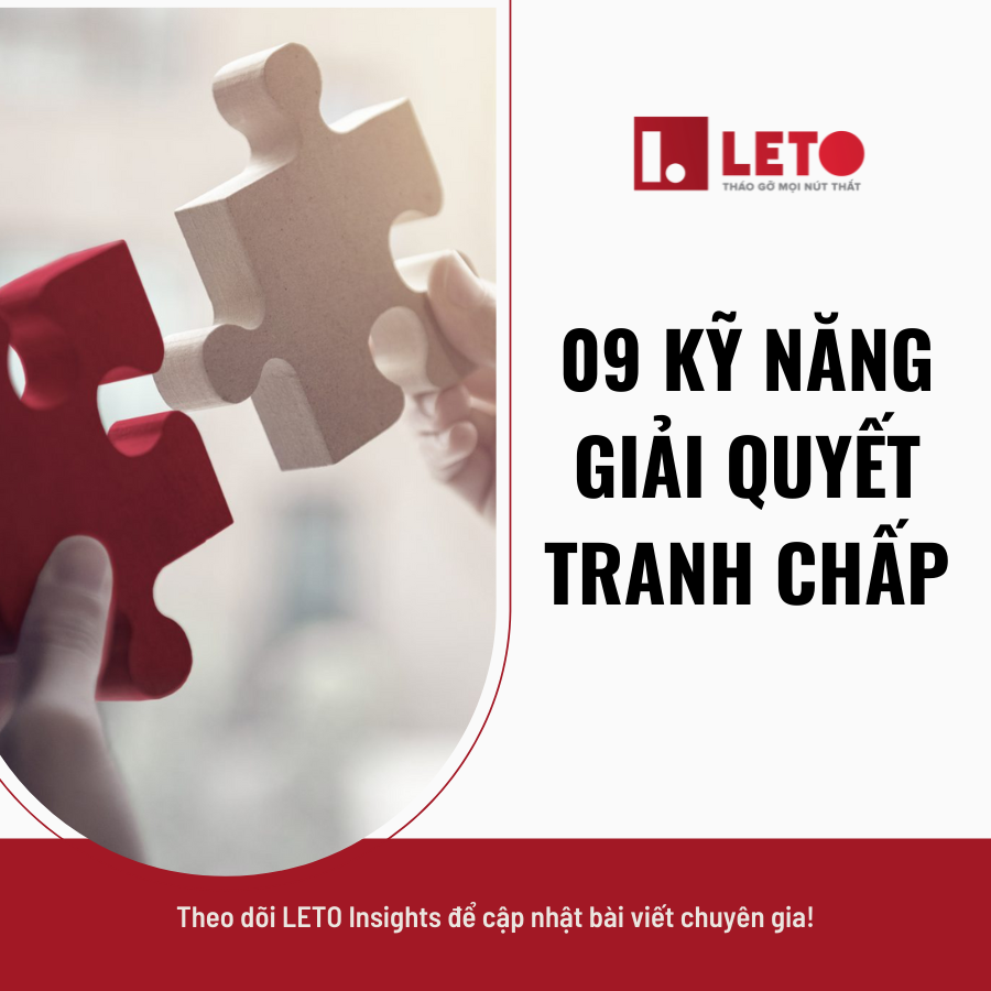 09 Kỹ năng giải quyết tranh chấp