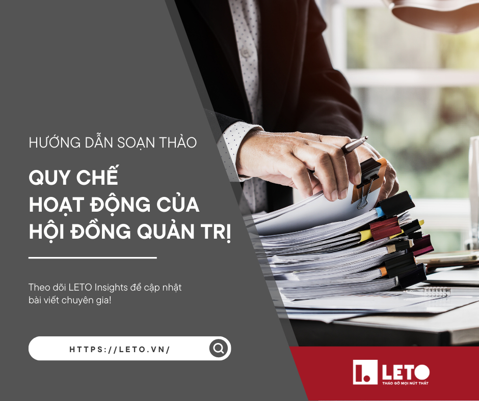 Hướng dẫn soạn thảo Quy chế hoạt động của Hội đồng quản trị