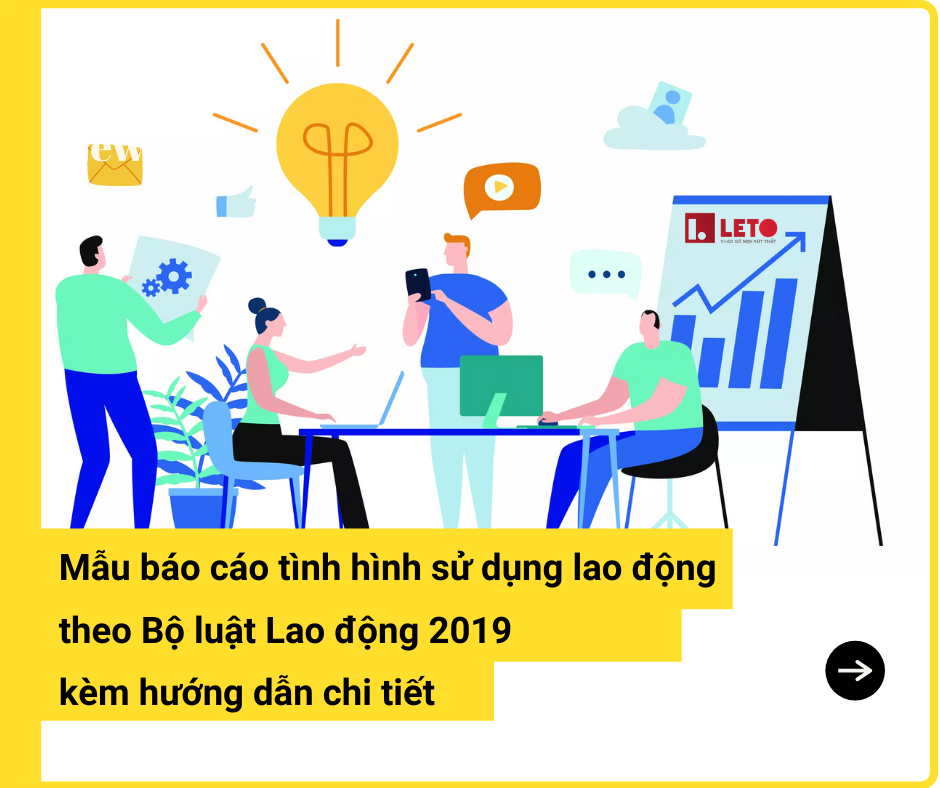 Mẫu báo cáo tình hình sử dụng lao động từ 2021