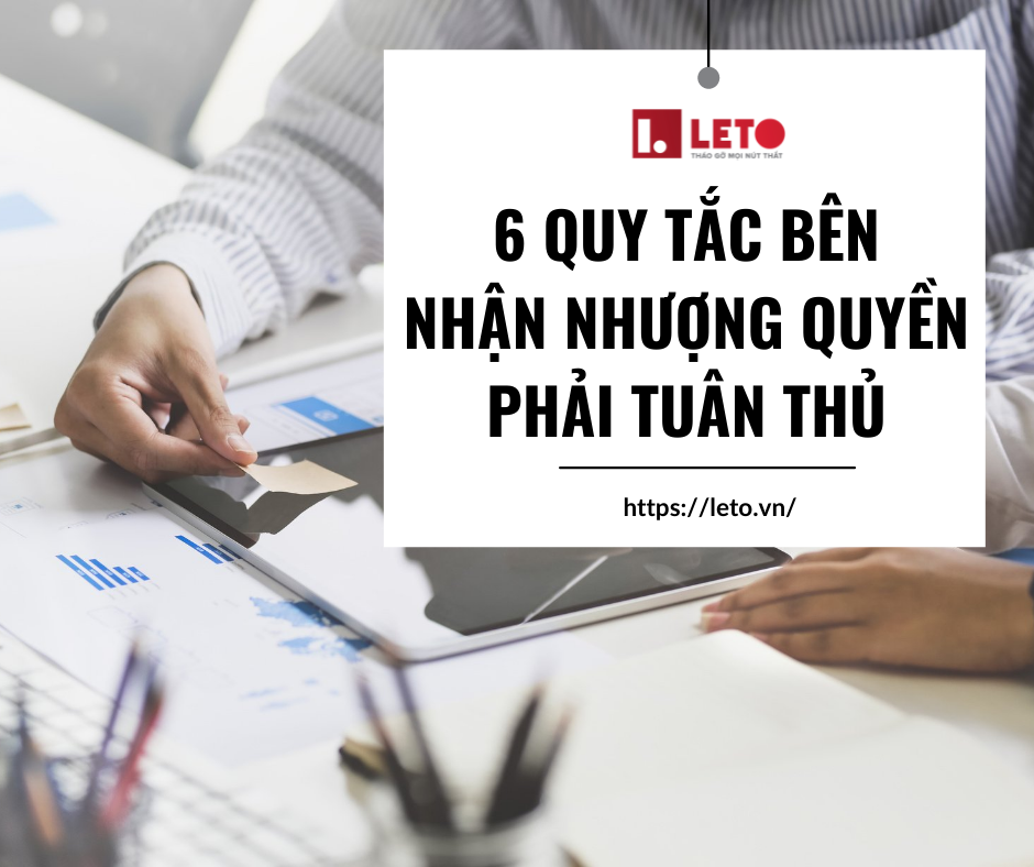 6 quy tắc Bên nhận nhượng quyền phải tuân thủ trong một hệ thống nhượng quyền