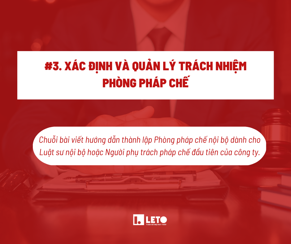 Xác định và quản lý trách nhiệm Phòng pháp chế