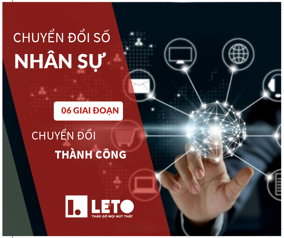 Chuyển đổi số Nhân sự - 06 giai đoạn chuyển đổi thành công!