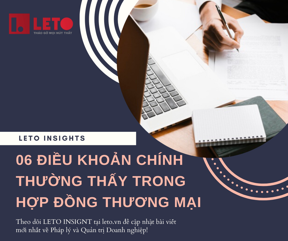 06 Điều khoản chính thường thấy trong Hợp đồng thương mại